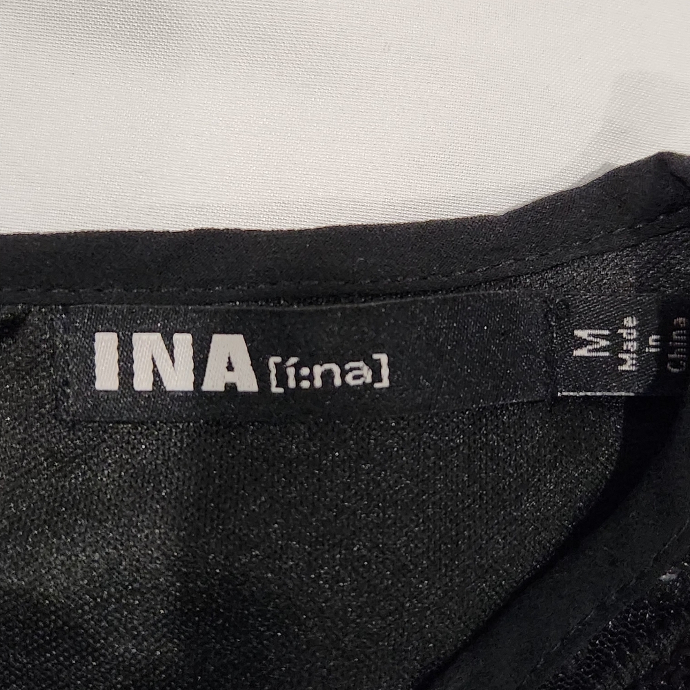 Ina Black Sequin Embroidered Crop Blouse - Picture 5 of 6